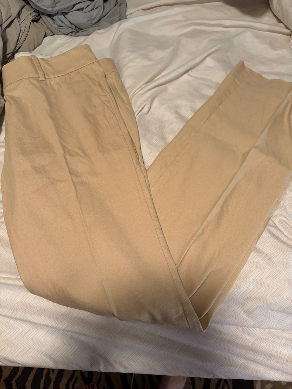 Ann Taylor Linen Classic Straight Dress Pants- 2